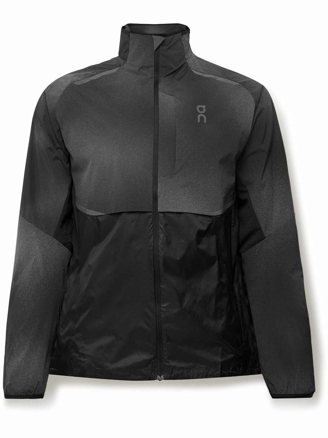 ON Men's Running Waterproof Anorak in Black On
