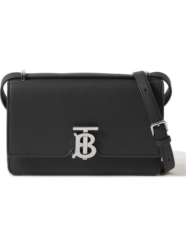 Photo: Burberry - Full-Grain Leather Messenger Bag