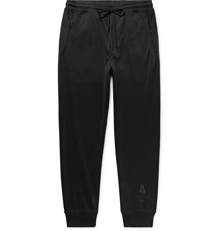 Photo: Y-3 - Tapered Tech-Jersey Sweatpants - Men - Black