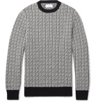 Mr P. - Textured Merino Wool Sweater - Gray