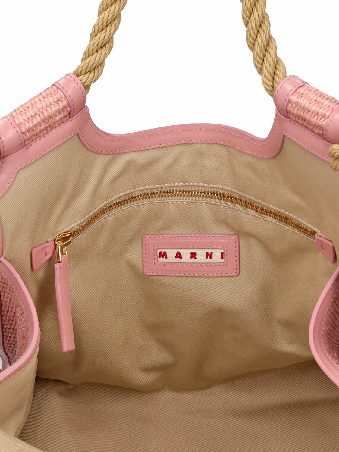 MARNI - Marcel Woven Cotton Blend Tote Bag Marni