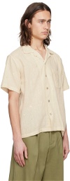 Kartik Research Off-White Sequinned Shirt