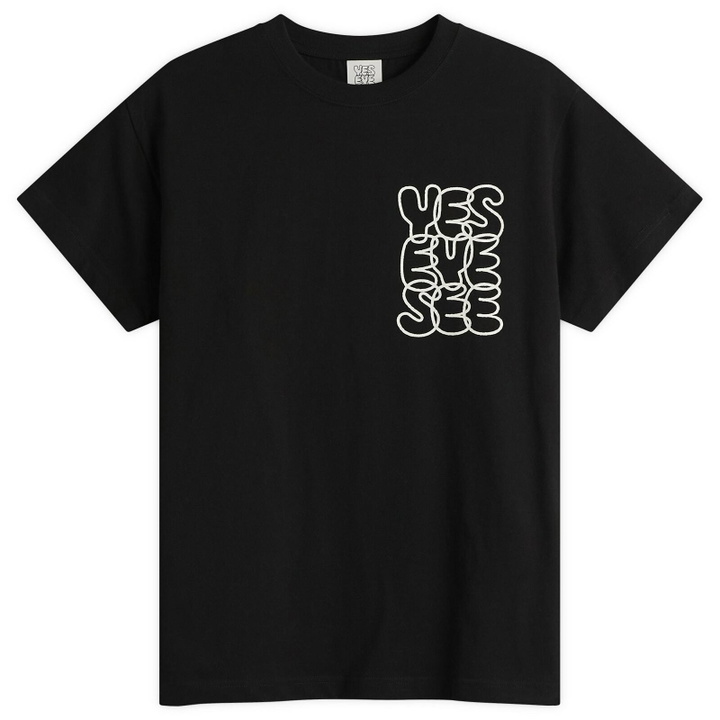 Photo: YESEYESEE Women's C-Logo T-Shirt in Black
