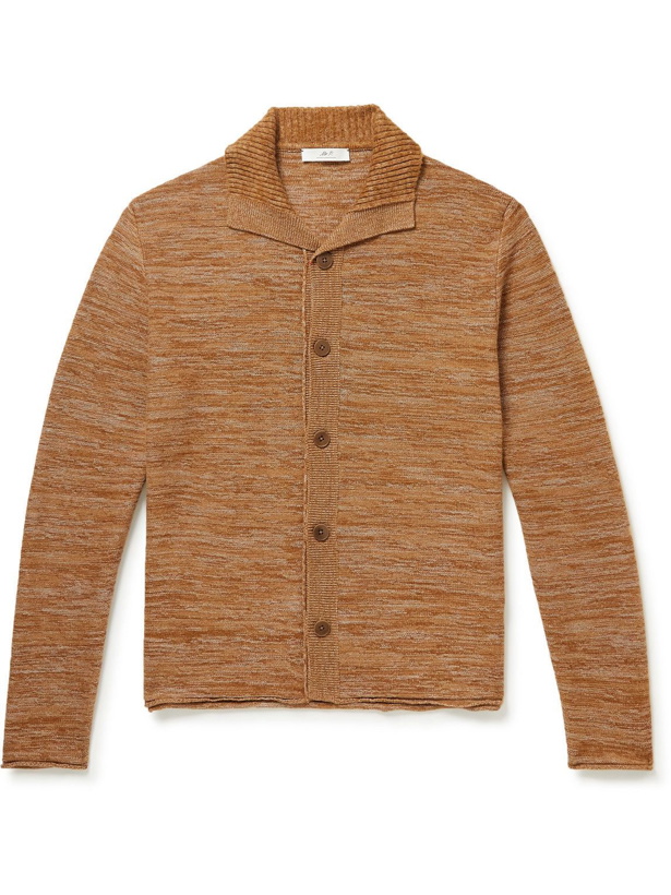 Photo: Mr P. - Brushed Knitted Shirt - Brown