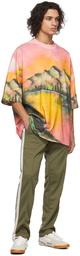 Palm Angels Multicolor Loose Mountain Panorama T-Shirt