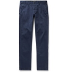 Incotex - Slim-Fit Stretch-Cotton Twill Trousers - Blue