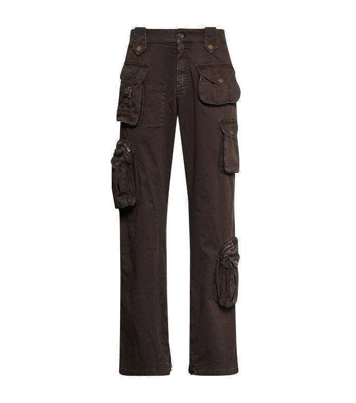 Photo: Dolce&Gabbana Mid-rise straight cargo pants