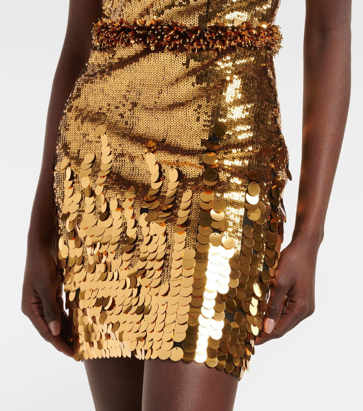 Rebecca Vallance Golden Hour sequined cocktail dress Rebecca