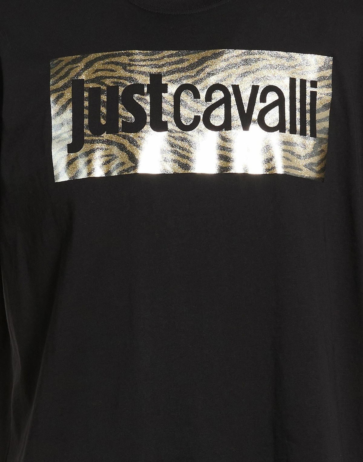 Just Cavalli Mens T-shirt in Black