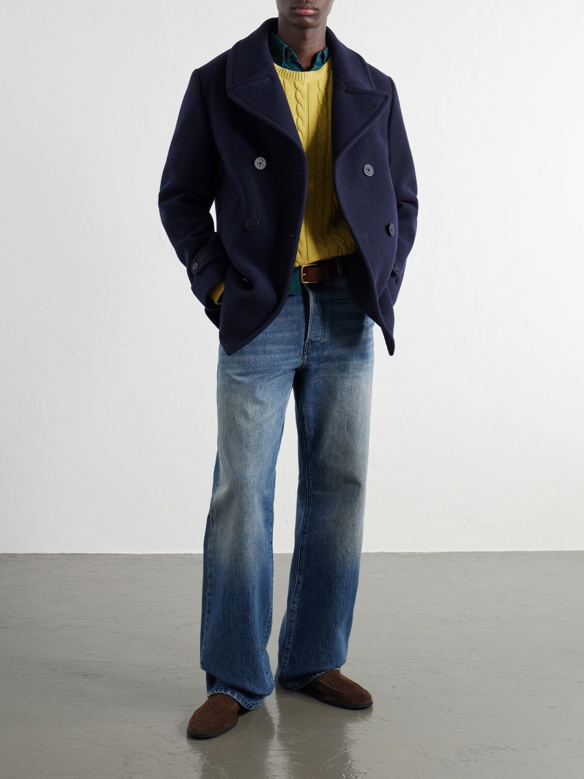 Polo Ralph Lauren - Double-Breasted Flannel Coat - Blue