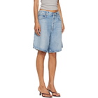 AGOLDE Blue Indra Denim Shorts