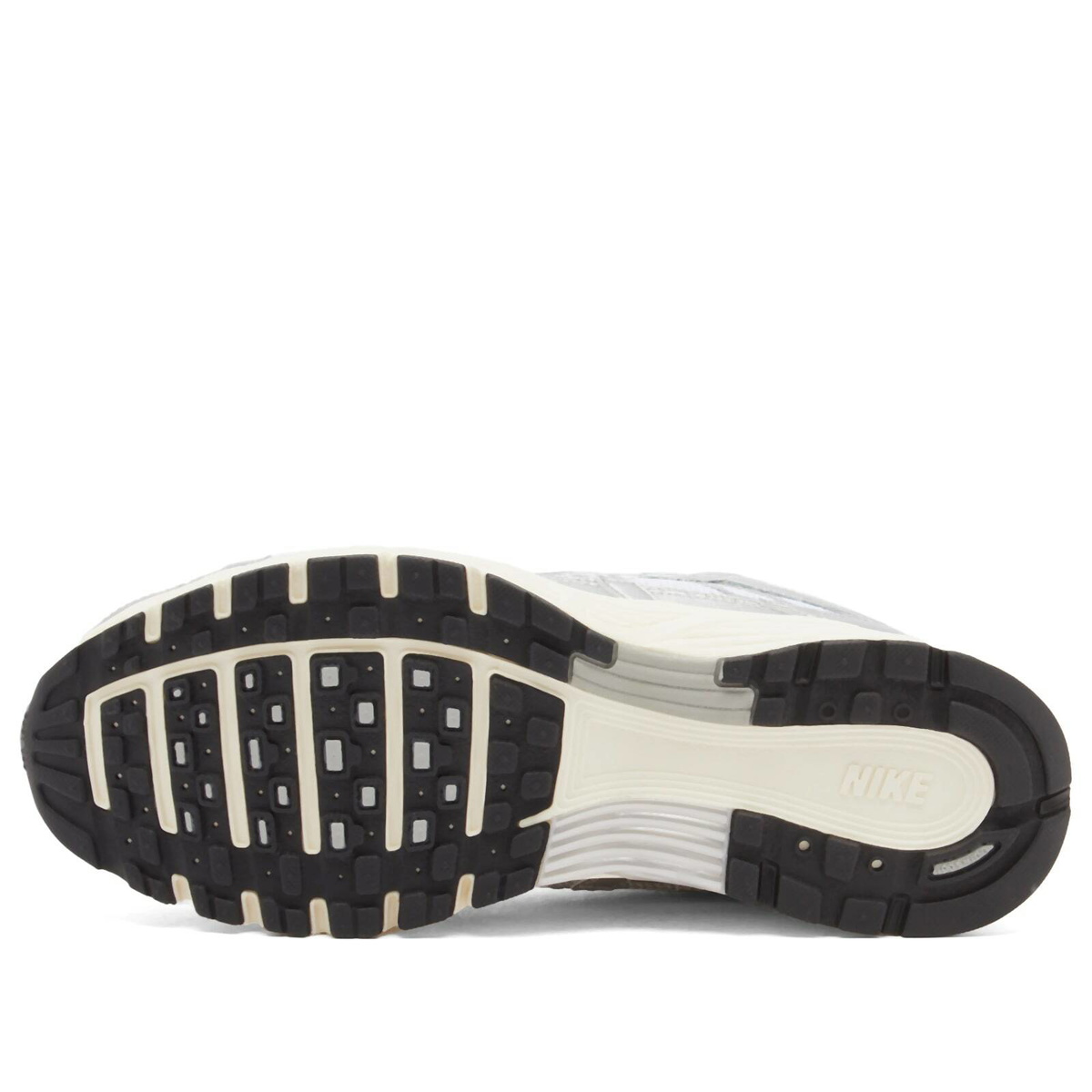 Nike P-6000 Sneaker in White/Black/Silver