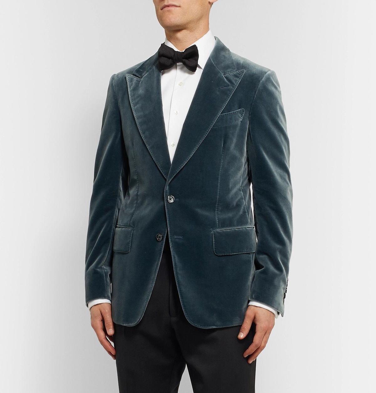 Tom Ford Men's Slim-Fit Cotton-Velvet Blazer