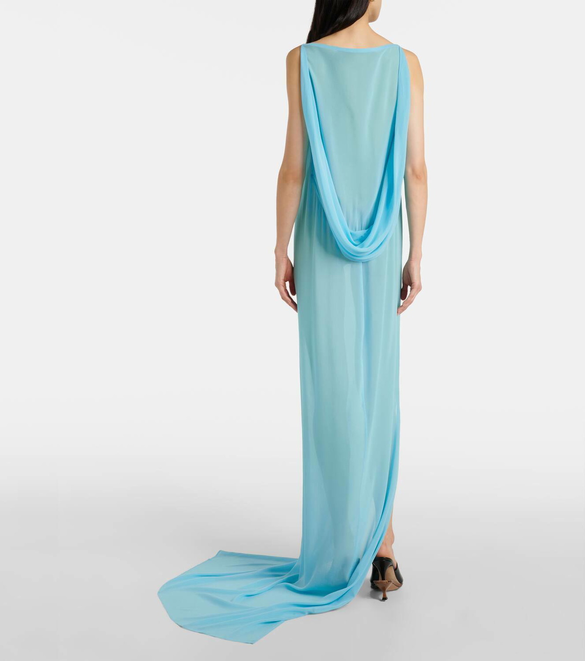 jacquemus embroidered silk-blend mousseline maxi dress Jacquemus – Jacquemus Maxi Pesce Dress in Barcelona or Shop Online Mujer  721-000625 01