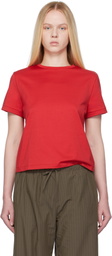 AMOMENTO Red Basic T-Shirt