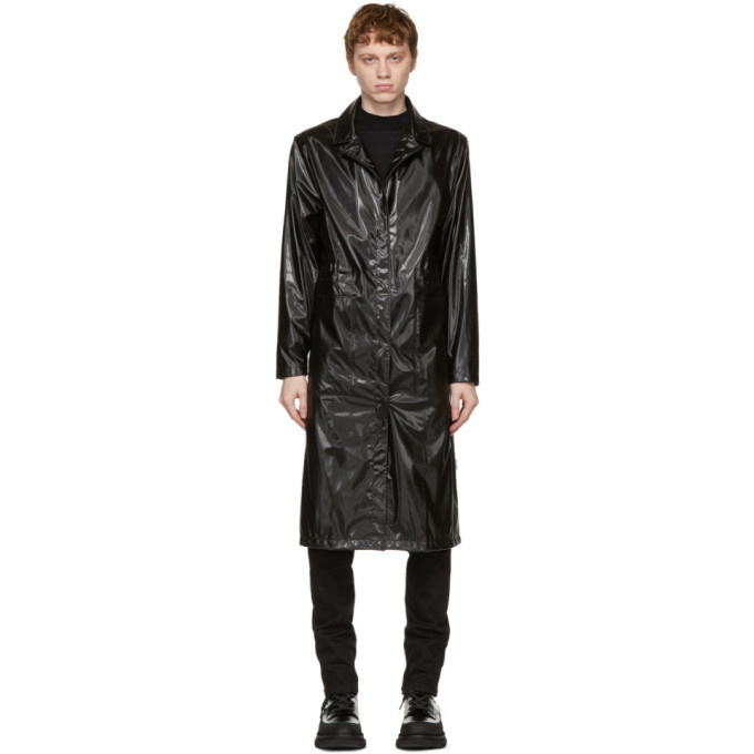 Photo: RAINS Black String Over Coat