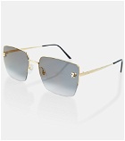 Cartier Eyewear Collection - Panthère de Cartier square sunglasses