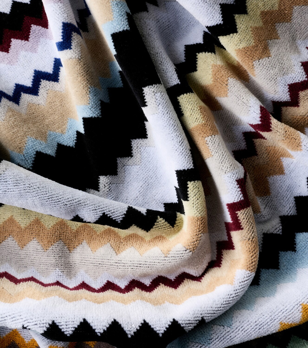 Missoni Best Zigzag cotton terry beach towel
