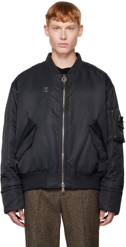 Photo: Wooyoungmi Navy Insulated Bomber