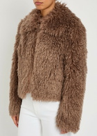 Stand Studio Zaylee Faux fur Jacket Beige