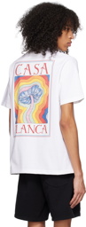 Casablanca White Mind Vibrations T-Shirt