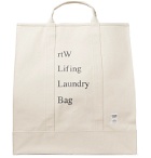 retaW - Printed Cotton-Canvas Laundry Bag - Neutrals