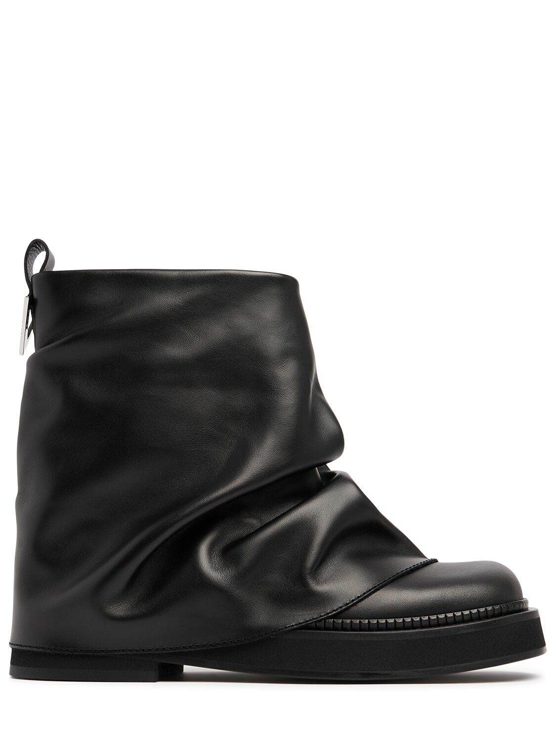 THE ATTICO 30mm Mini Robin Leather Combat Boots The Attico