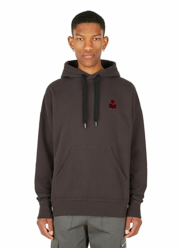 Photo: Malek Hooded Sweatshirt in Black