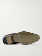 Manolo Blahnik - Sloane Leather Boots - Black