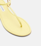 Aquazzura Almost Bare leather thong sandals