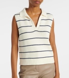 Velvet Nayla cotton and cashmere sweater vest