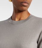 'S Max Mara Cotton, silk, and cashmere knitted top