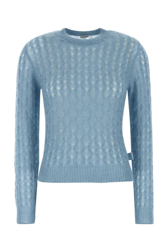 Photo: Loewe Pastel Light Blue Mohair Blend Sweater