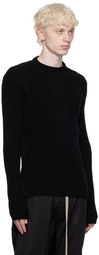 Rick Owens Black Fisherman Sweater