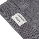 Norse Projects Men's Watch Cap Tab Series Beanie in Light Grey Melange