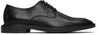 Hugo Black Rubber-Sole Leather Derbys