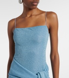 Oséree Lumière gathered minidress