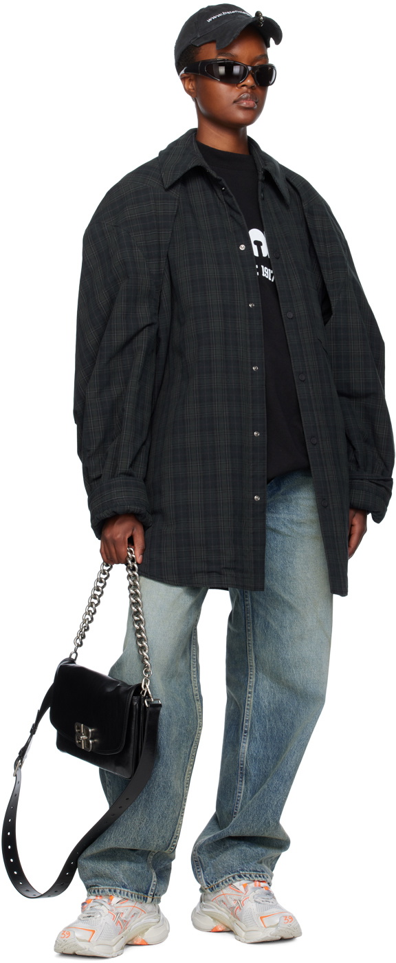 ジャケット・アウター AMERI DETACHABLE SLEEVE DENIM SHIRT AMERI DETACHABLE SLEEVE DENIM SHIRT