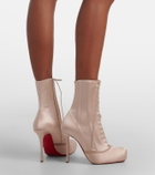 Christian Louboutin Pavlova crêpe satin ankle boots