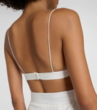 Alex Perry PInstripe Lurex® bralette