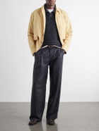 Mr P. - Wool Polo Sweater - Black