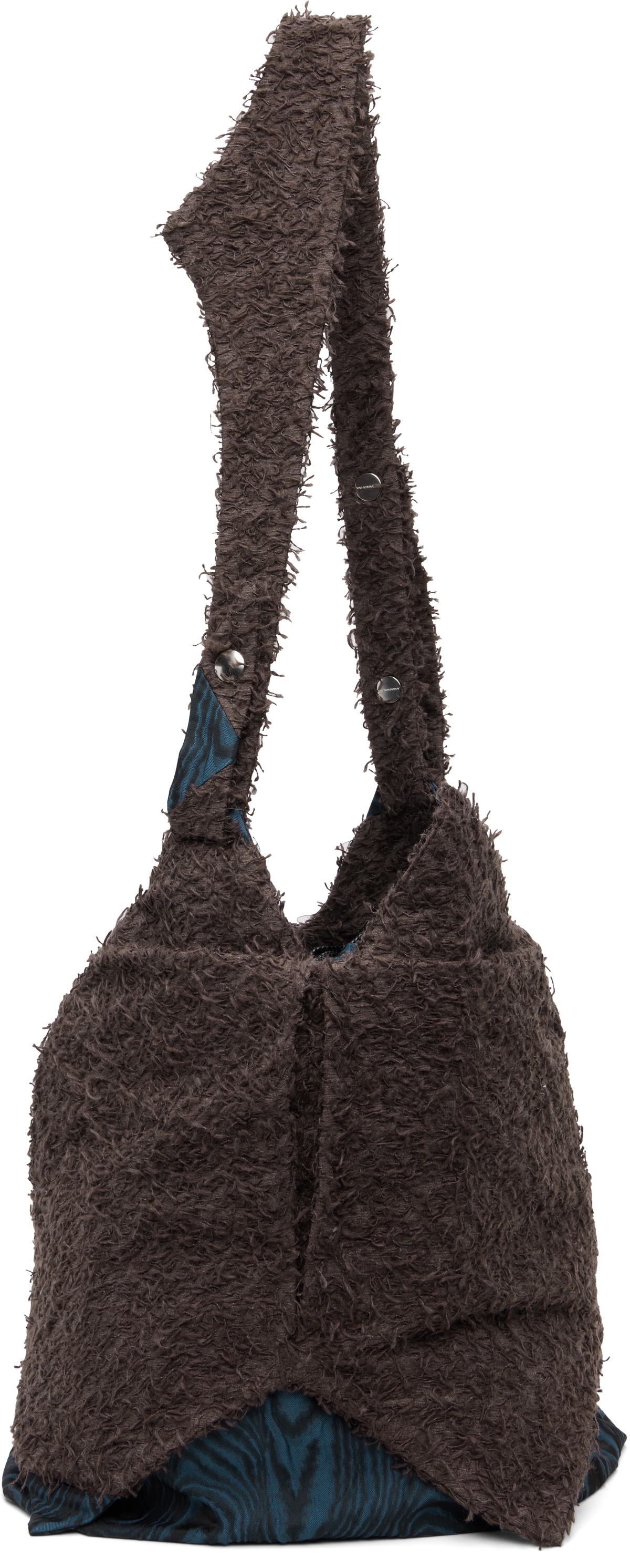 Kiko Kostadinov Brown & Navy Kaleidoscope Bag