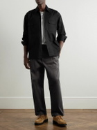 Ghiaia Cashmere - Cotton-Twill Shirt - Black