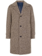 MP Massimo Piombo - Douglas Herringbone Virgin Wool Coat - Unknown