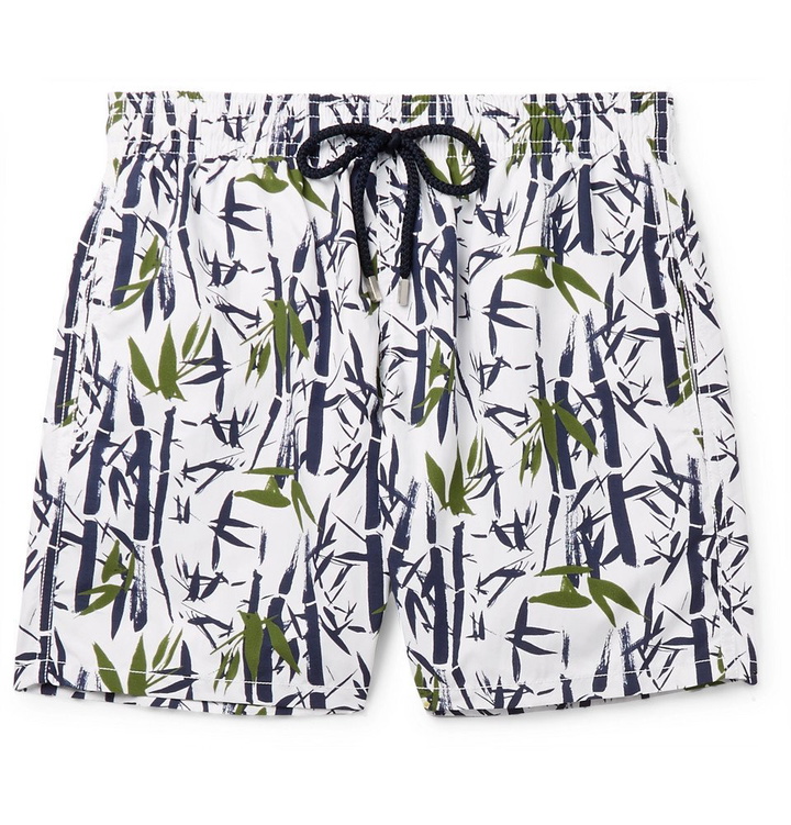 Photo: Vilebrequin - Moorea Mid-Length Printed Swim Shorts - Men - White