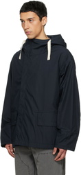 nanamica Navy Hooded Deck Jacket