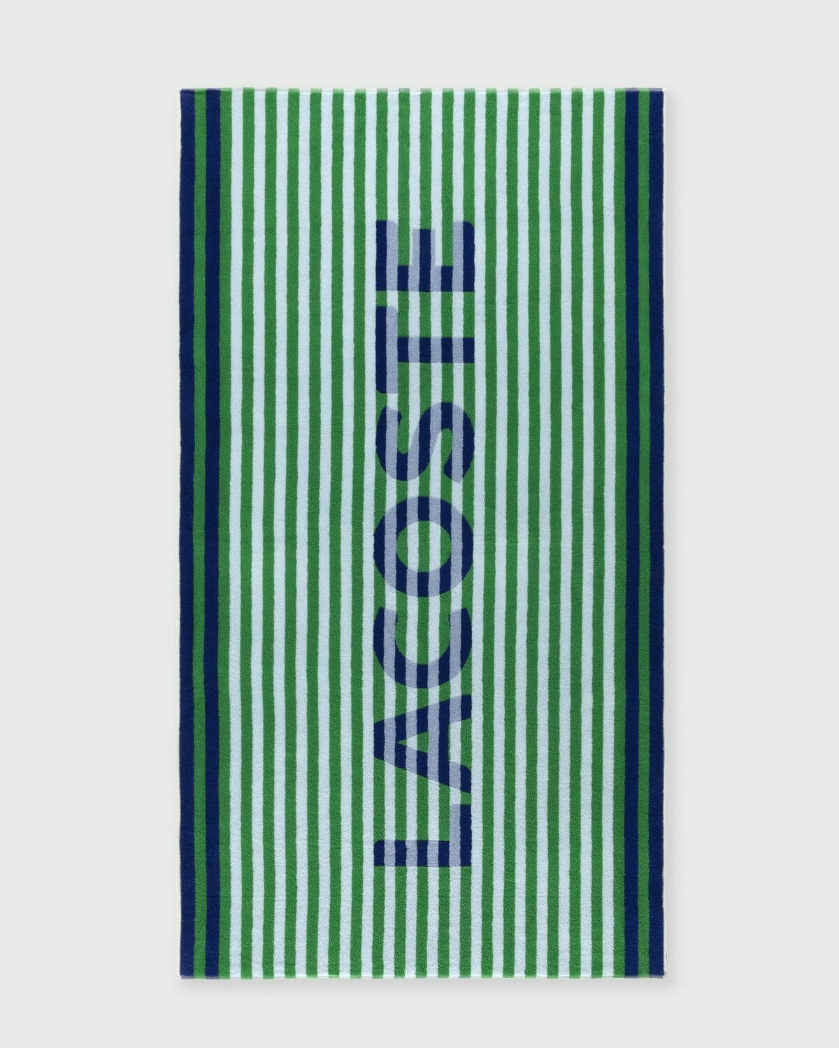 Lacoste Lmaster Beach Towel 90 C Mx160 Cm Blue/Green Home Deco