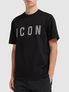 DSQUARED2 - Embellished Logo Regular Fit T-shirt