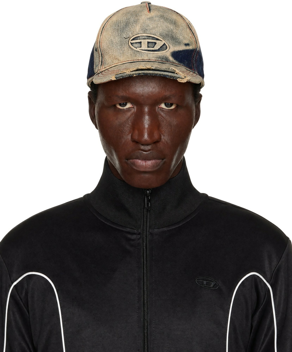 Diesel Blue Treated Denim Cap