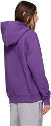 Jacquemus Purple 'Le Sweatshirt Brodé' Hoodie